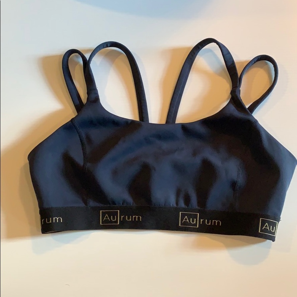 Aurum Navy sports bra